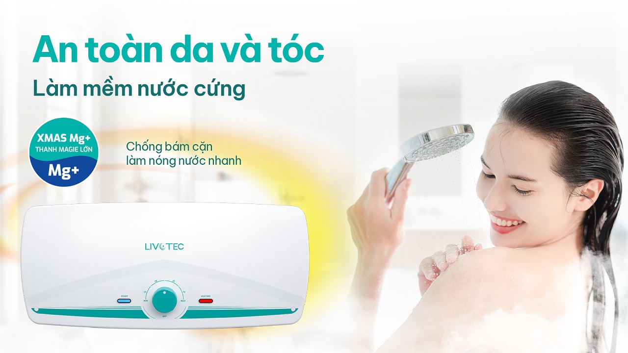 Livotec LWH-ID20 bộ ba thanh Magie Xmas Mg+ lớn an toàn da tóc