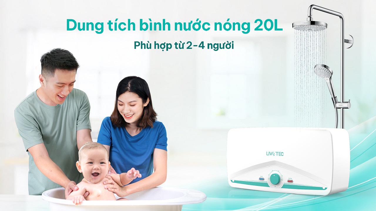 Livotec LWH-ID20 dung tích bình 20L