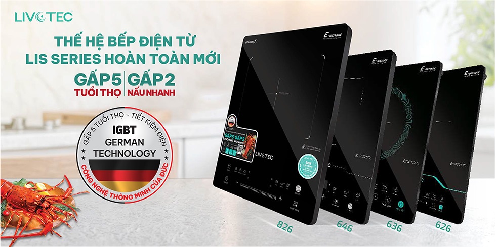 Bếp từ đơn Livotec E-smart