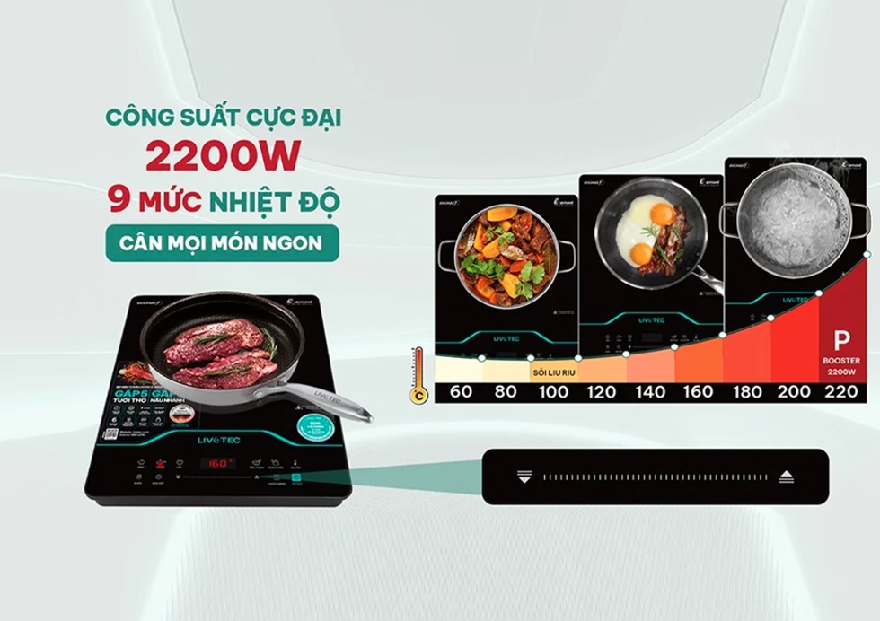 Bếp từ đơn dương Livotec