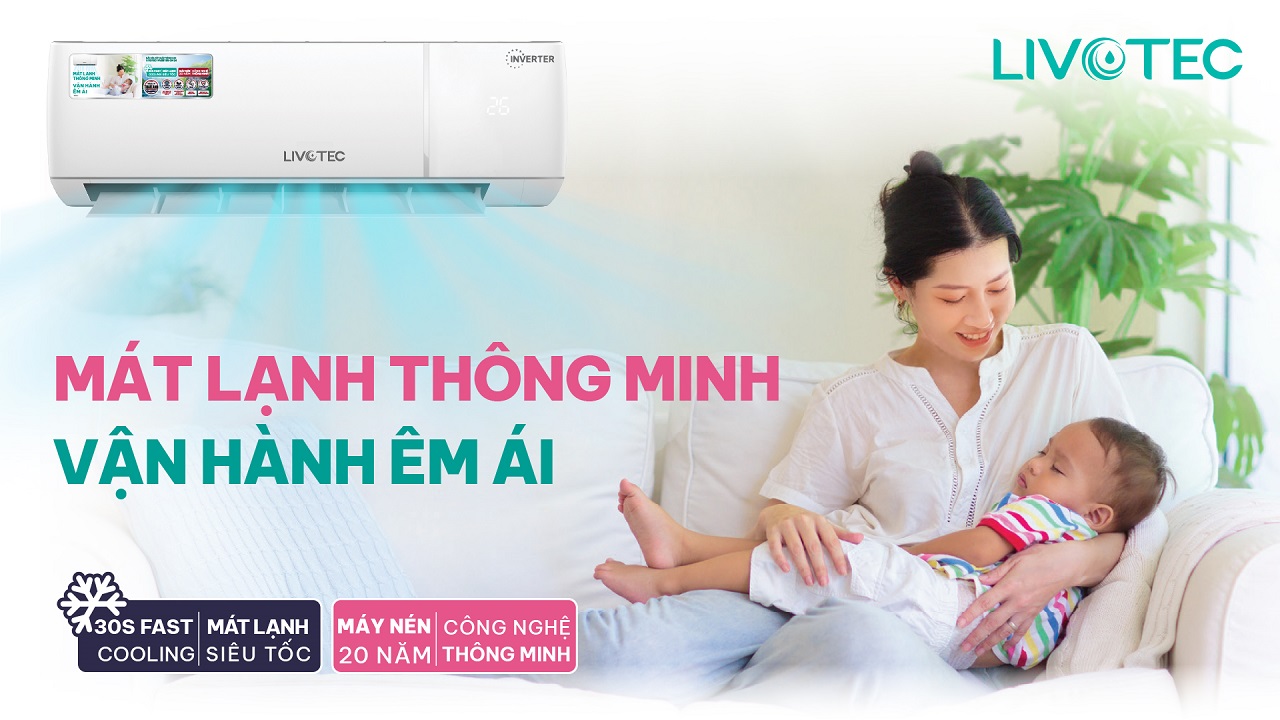 Điều hòa Livotec DH24 Inverter TSP 1