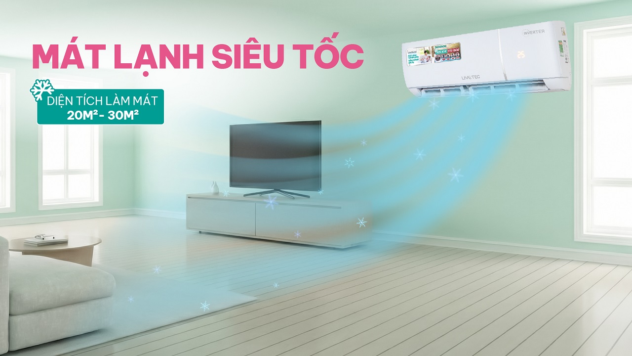Điều hòa Livotec DH18 Inverter TSP 2