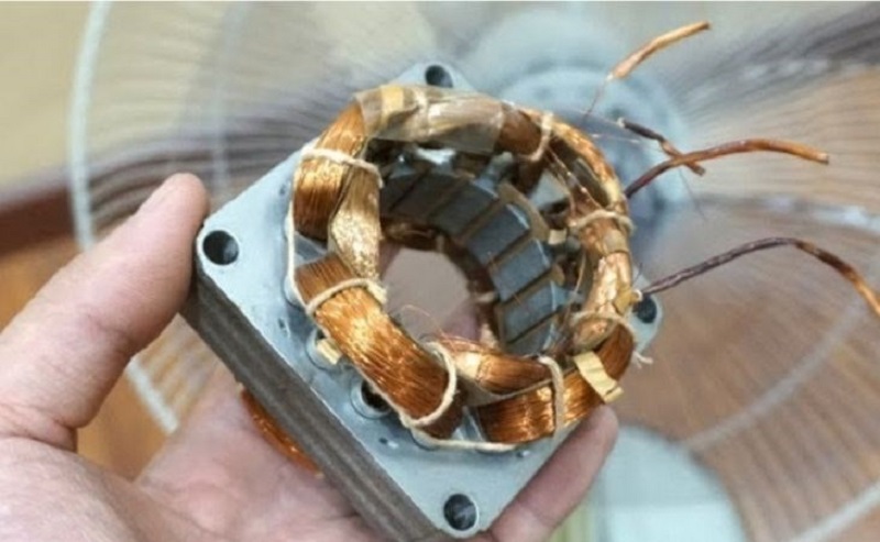 Cuộn dây quạt cây bị hỏng