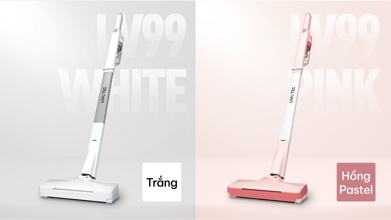 Máy hút bụi Livotec LV-99 2 màu sắc hiện đại