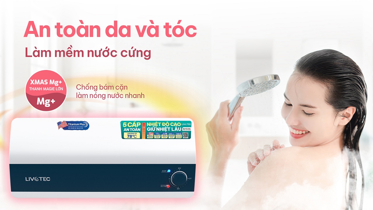 Livotec I30A25 Magie XMAS MG+ làm mềm nước bảo vệ cơ thể