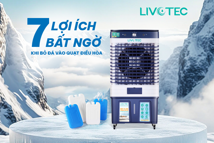 Lợi ích bất ngờ khi bỏ đá vào quạt điều hòa