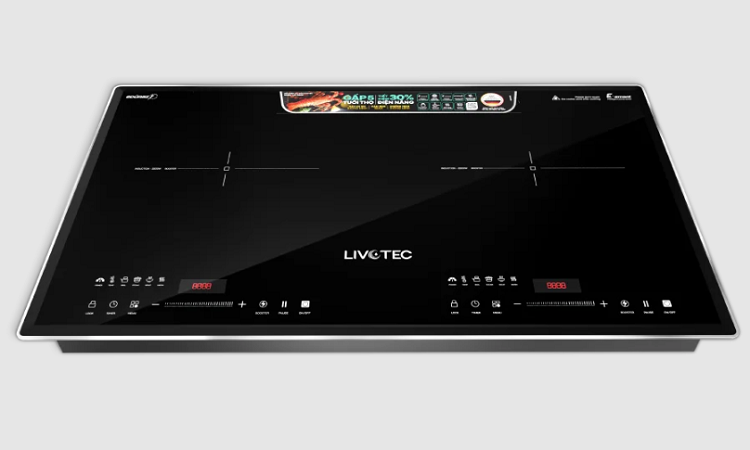 Mẫu bếp từ đôi của Livotec