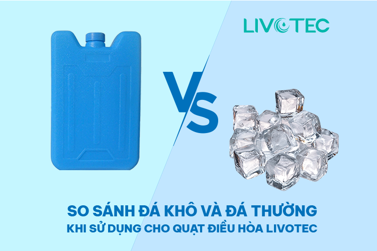 So sánh đá khô và đá thường