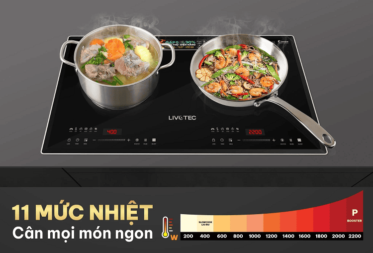 Công suất bếp từ đôi