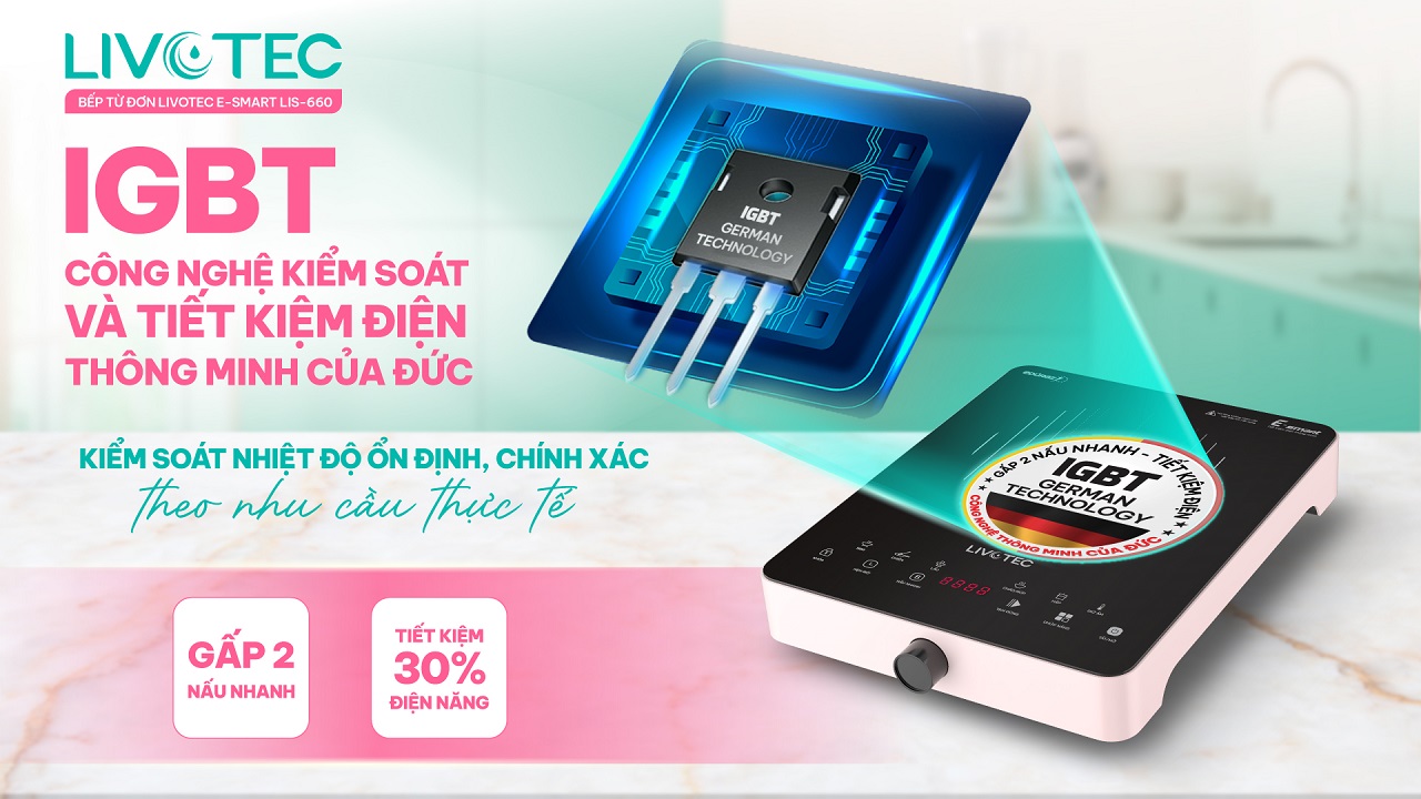 Livotec LIS-660 công nghệ IGBT tiết kiệm điện thông minh