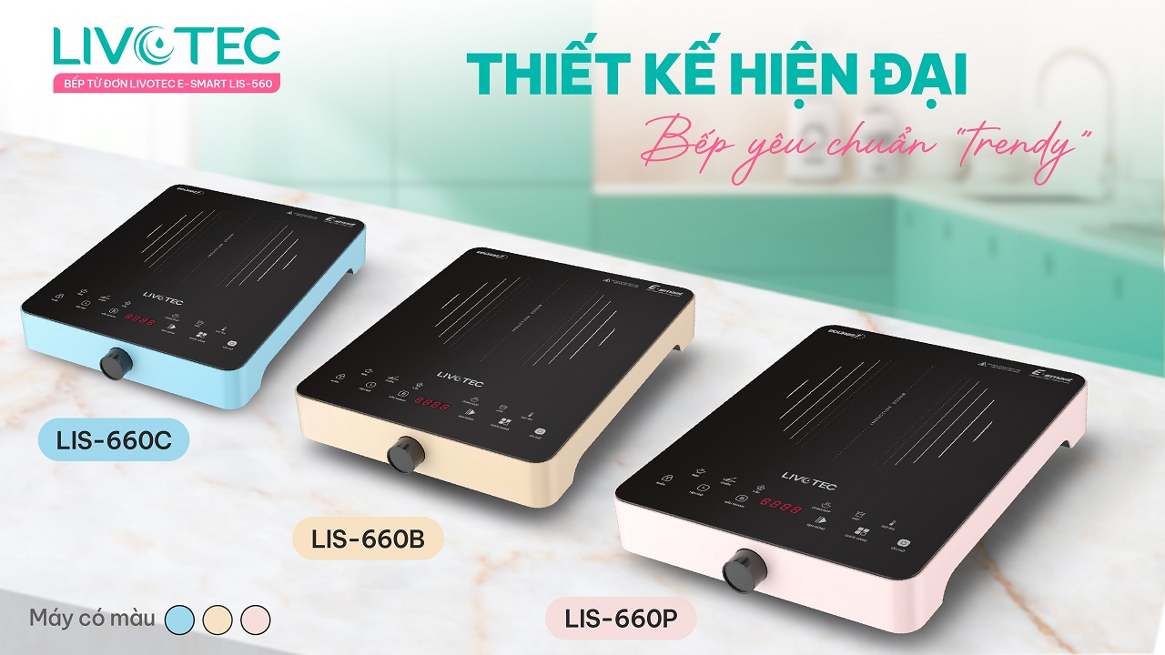 Livotec E-Smart LIS-660 thiết kế nhỏ gọn hiện đại trẻ trung