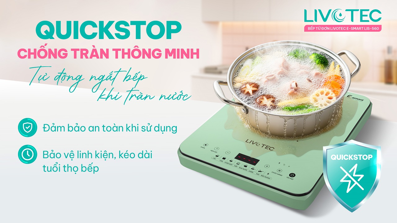 Livotec LIS-560 Quickstop chống tràn tự động