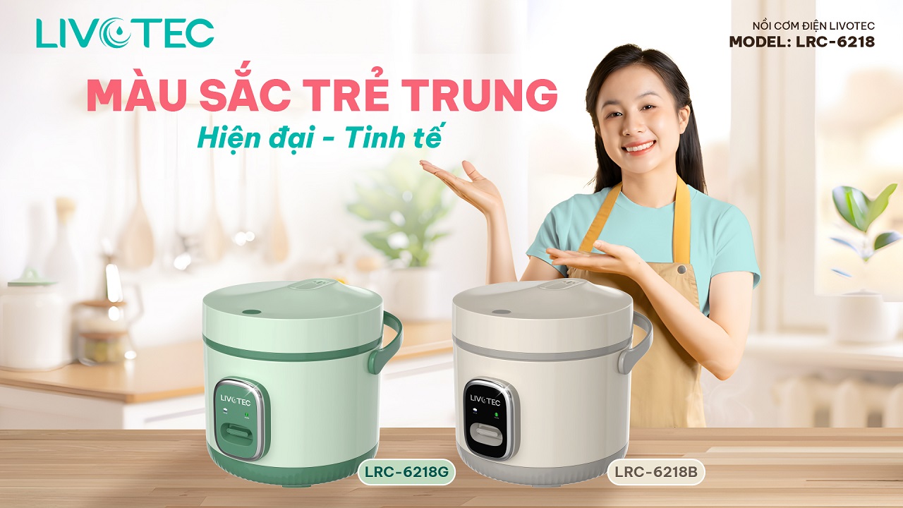 Livotec LRC-6218 thiết kế hiện đại mày sắc trẻ trung