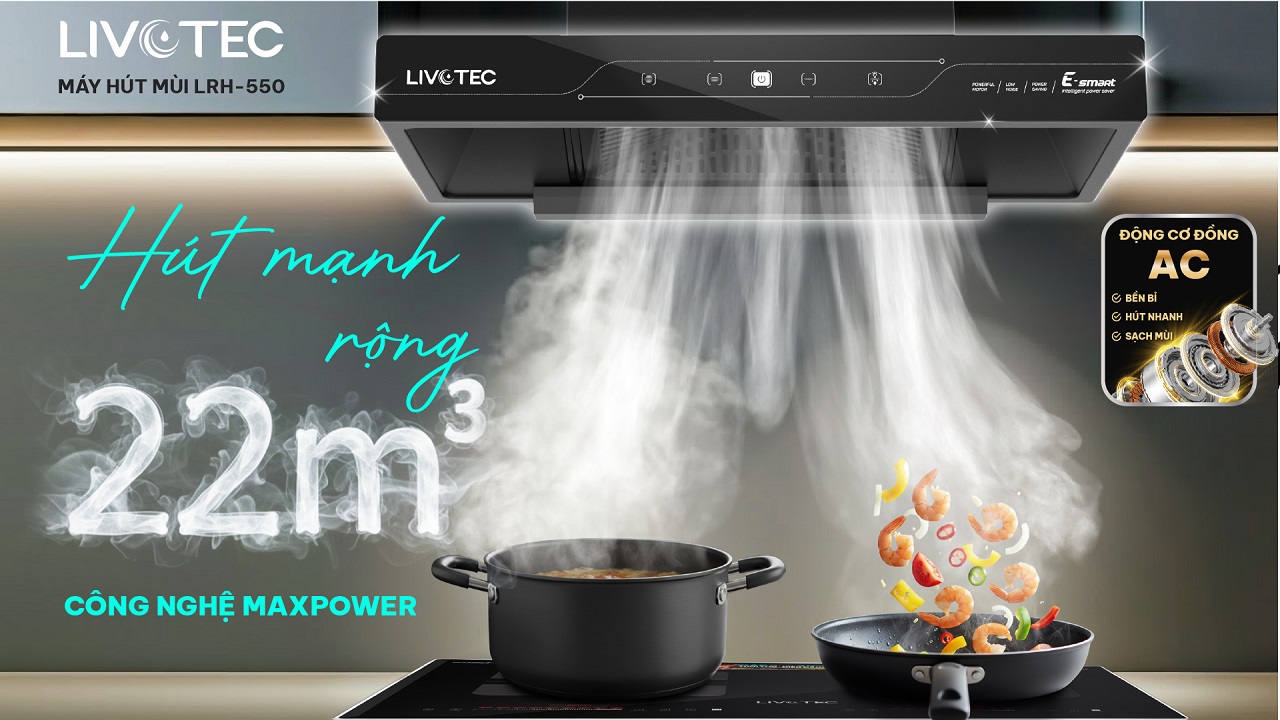 LRH-550 được trang bị động cơ MaxPower cao cấp