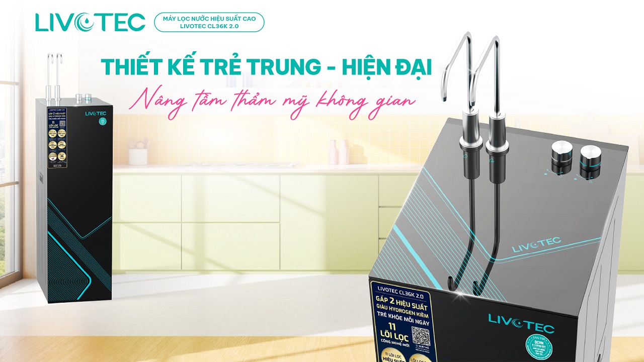Livotec CL36K 2.0 thiết kế trẻ trung bền đẹp