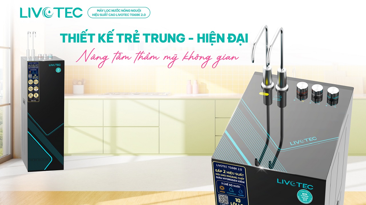 Livotec TG68K 2.0 thiết kế trẻ trung hiện đại