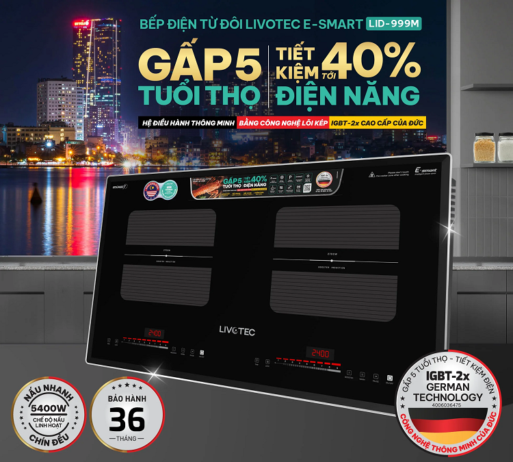Bếp từ Livotec