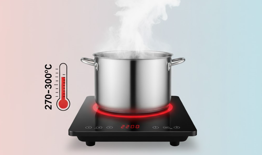 2200W bằng bao nhiêu độ C?