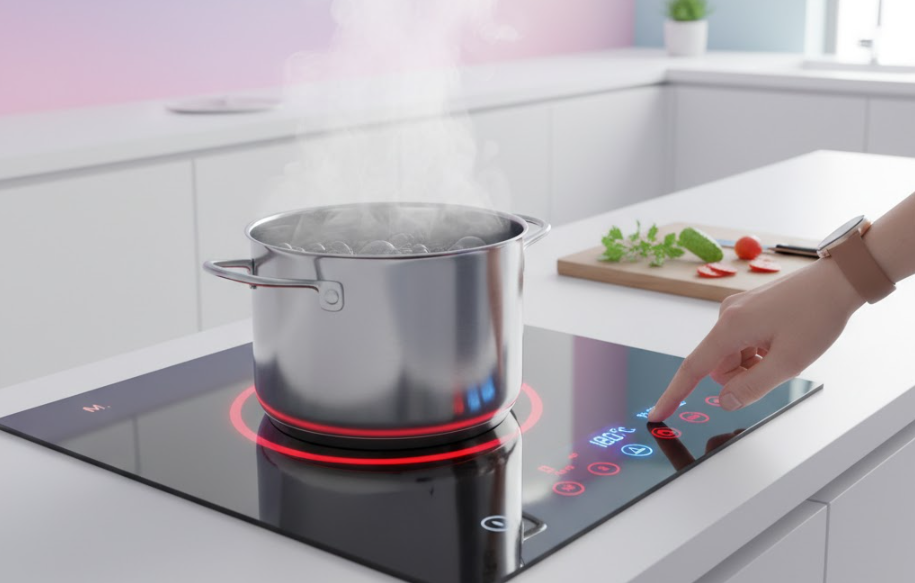 Cách chỉnh nhiệt độ bếp từ theo từng giai đoạn