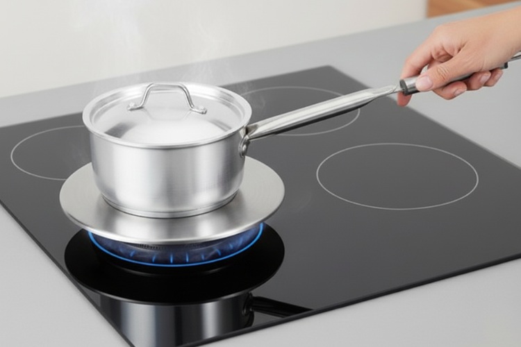 Dùng đĩa chuyển nhiệt 