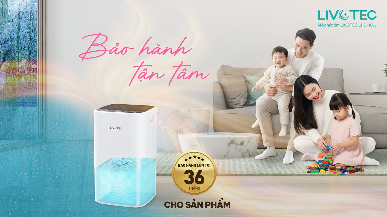 Livotec LHD-18IU bảo hành chính hãng tận tâm