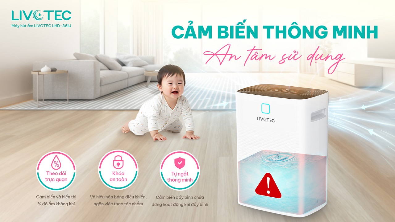 Livotec LHD-36IU cảm biến thông minh an toàn