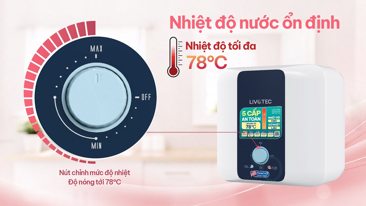 Bình nước nóng gián tiếp LWH-V15A25 điều chỉnh nhiệt độ linh hoạt