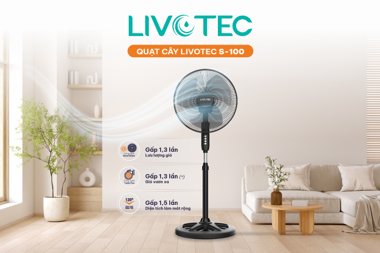 Quạt cây giá rẻ Livotec S-100
