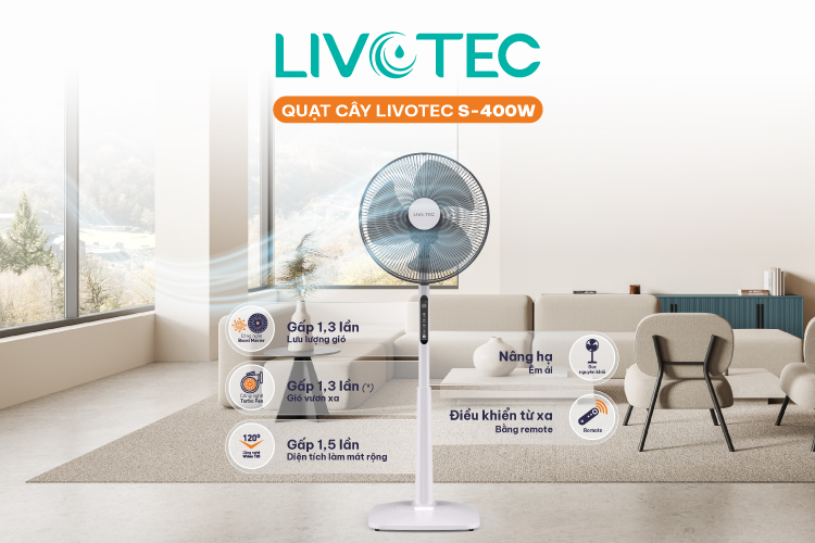 Quạt điện Livotec S-400W