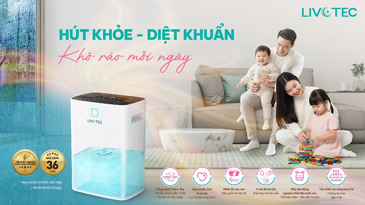 Máy hút ẩm không khí LHD-36IU