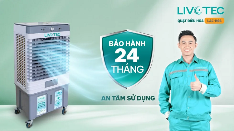 Quạt điều hòa Livotec 24 tháng