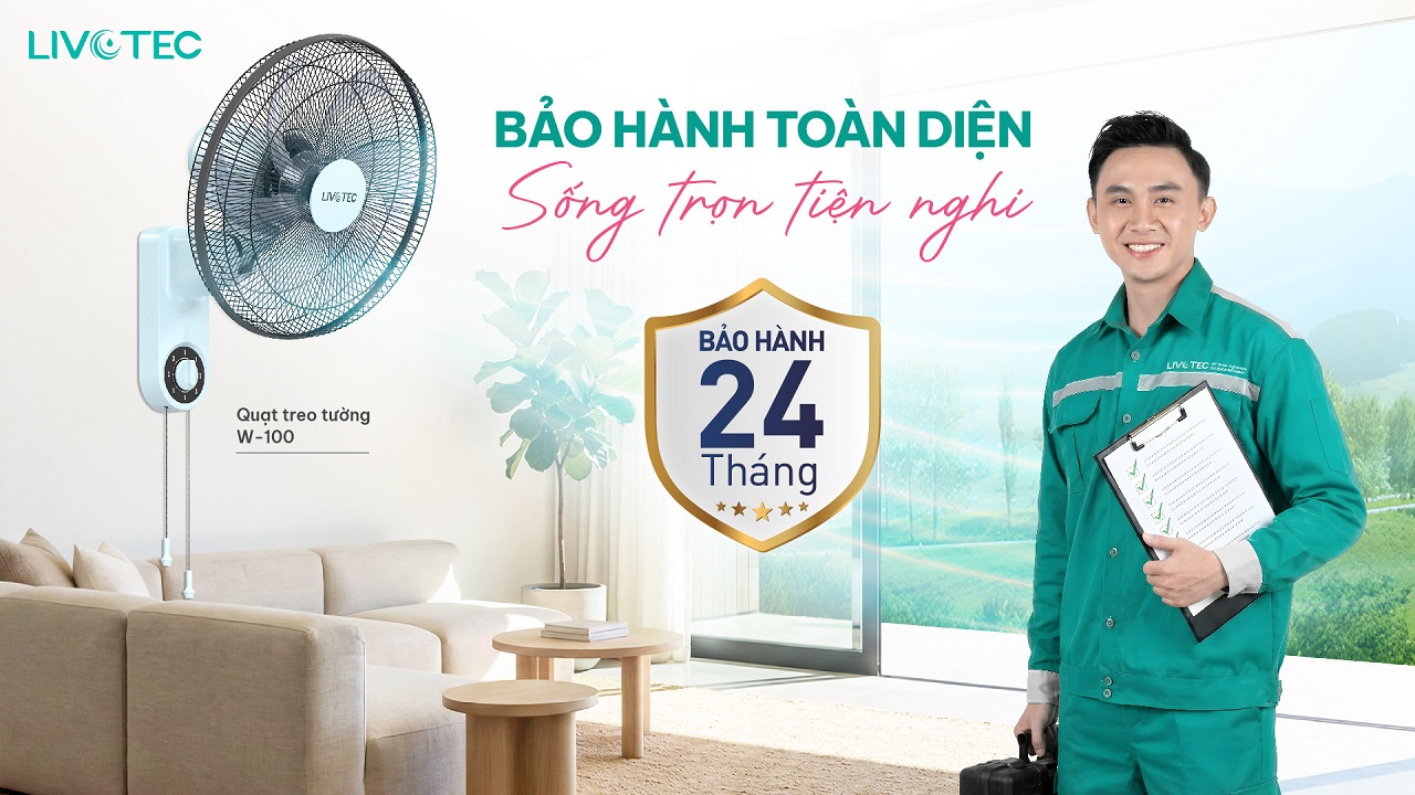 Livotec W-100 bảo hành toàn diện an tâm sử dụng lâu dài