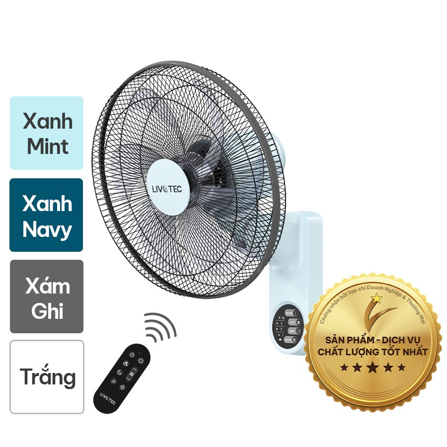Quạt treo tường Livotec W-400