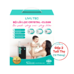 Bộ 3 lõi lọc thô Livotec Crystal-Clean