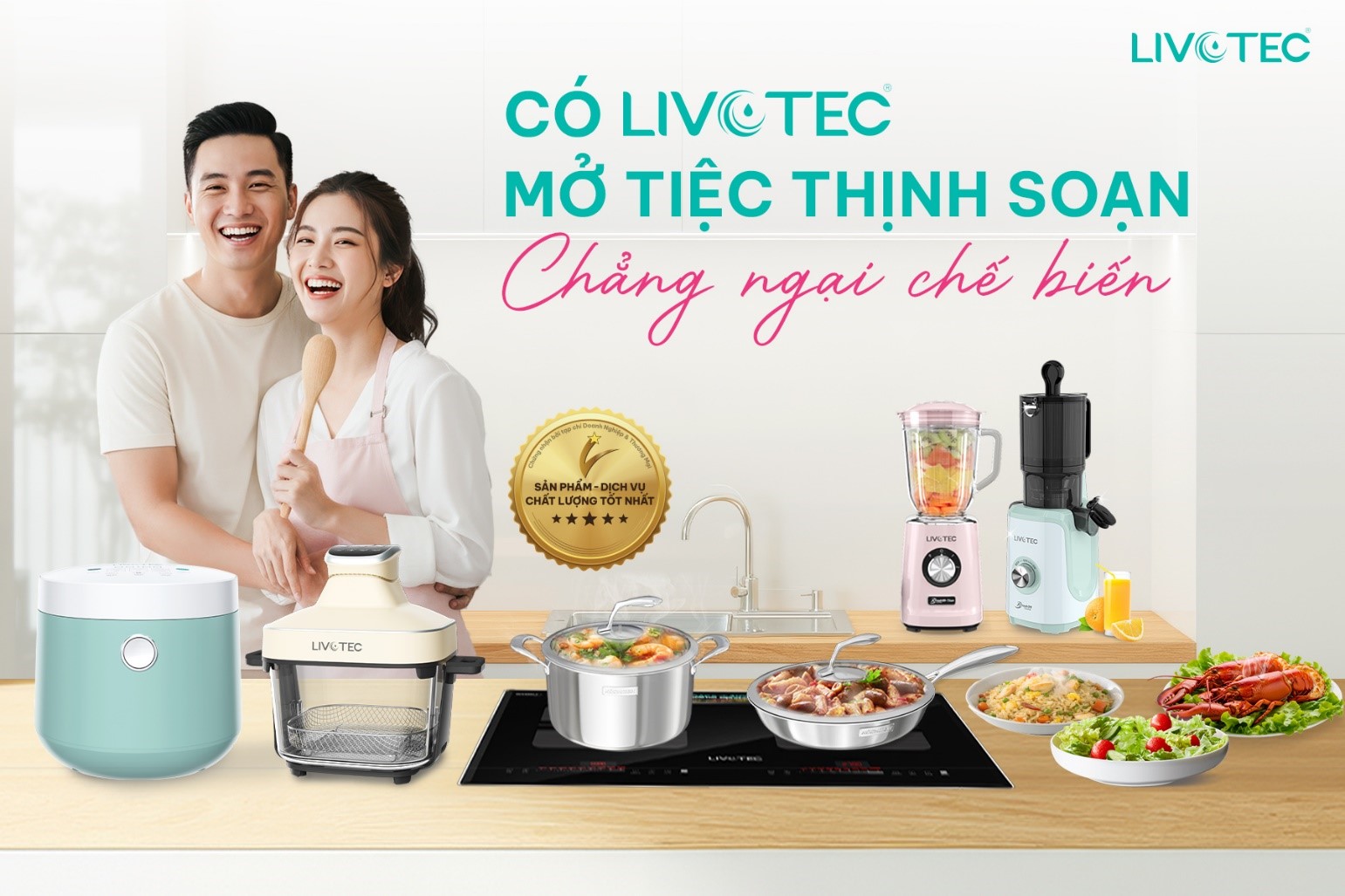 Có Livotec mở tiệc thịnh soạn, chẳng ngại chế biến