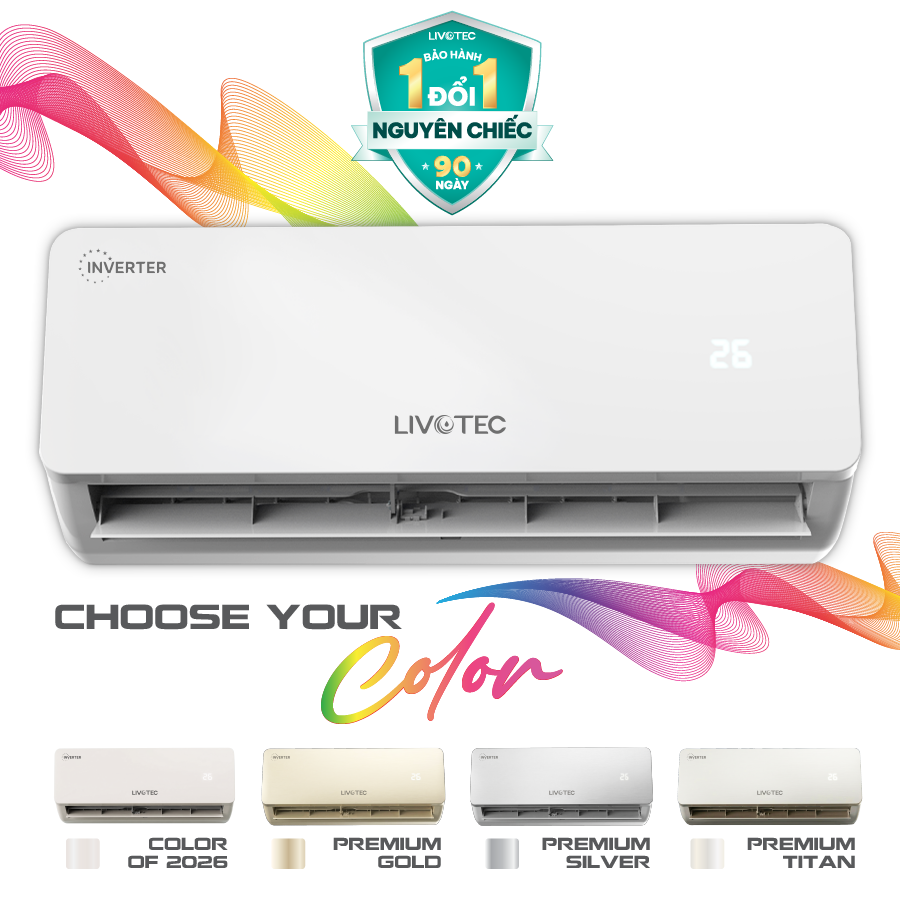 Điều hòa một chiều Livotec DHV12J Inverter