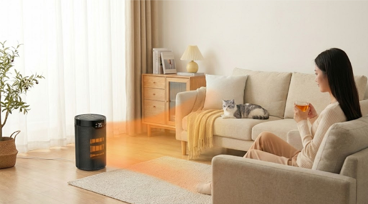 Khả năng làm ấm của máy sưởi gốm