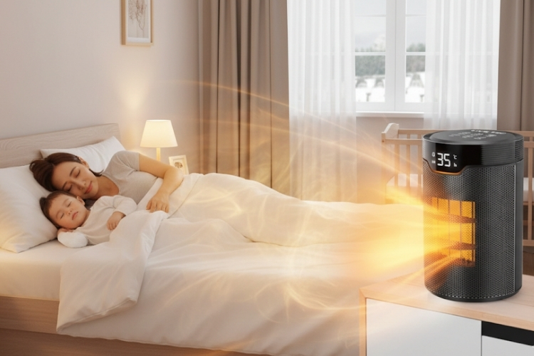 Máy sưởi gốm trong mùa đông