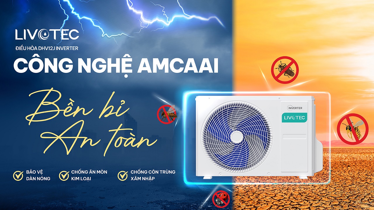 Livotec DHV12J Inverter AMCAAI chống ăn mòn