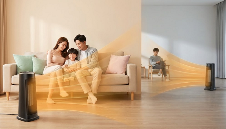 Ưu điểm máy sưởi gốm