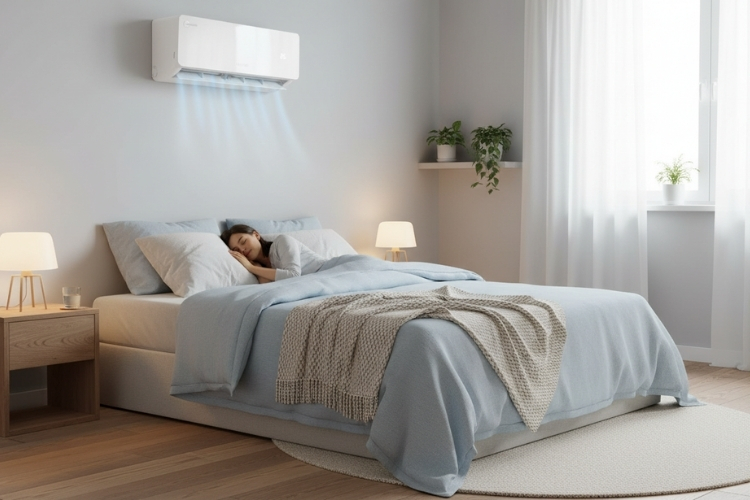 Có nên bật máy lạnh suốt đêm khi ngủ không?