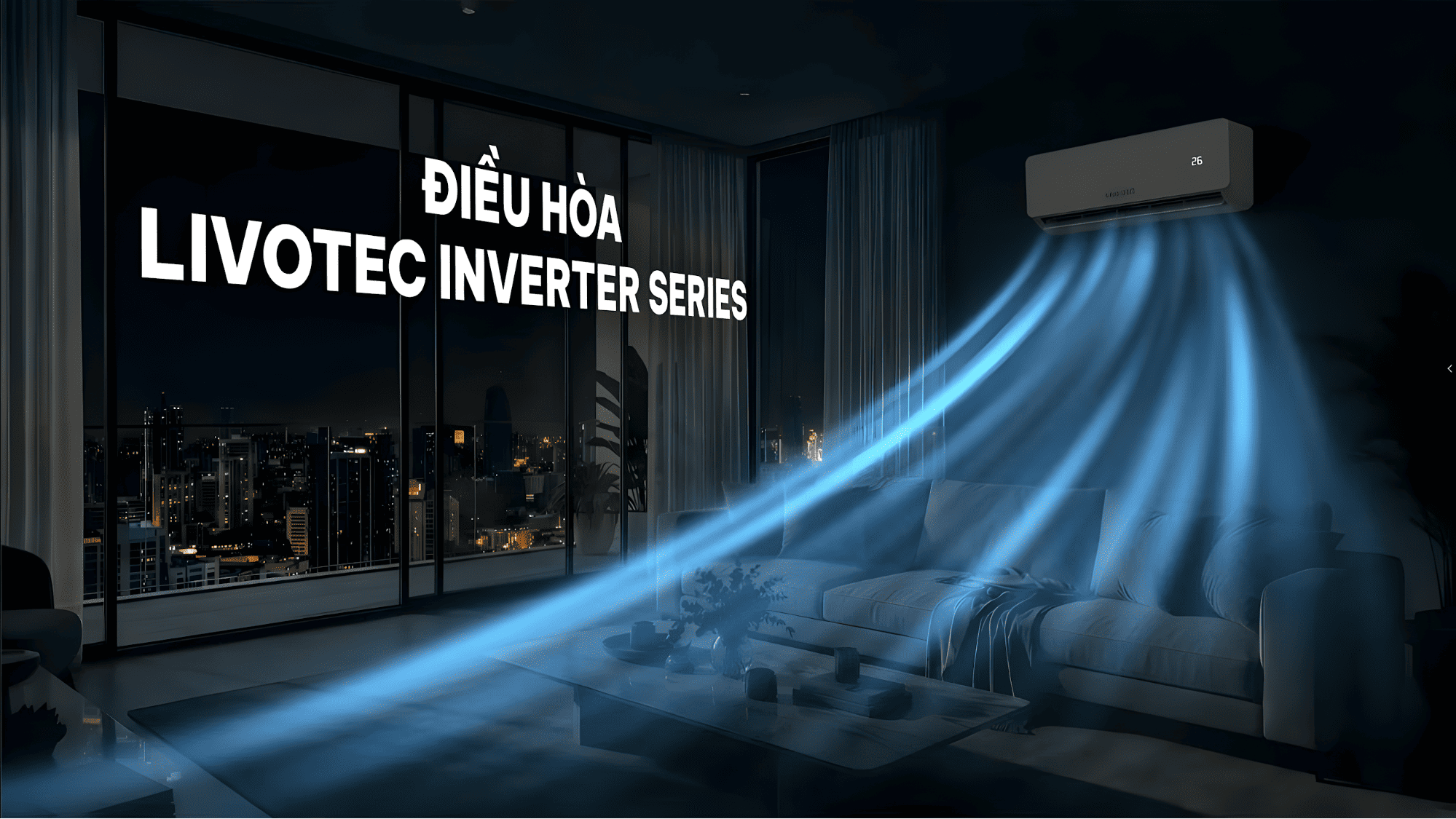 Điều hòa Livotec DHV Series Inverter được trang bị công nghệ i-Boost