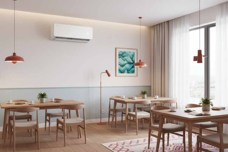 Điều hòa cho quán cafe