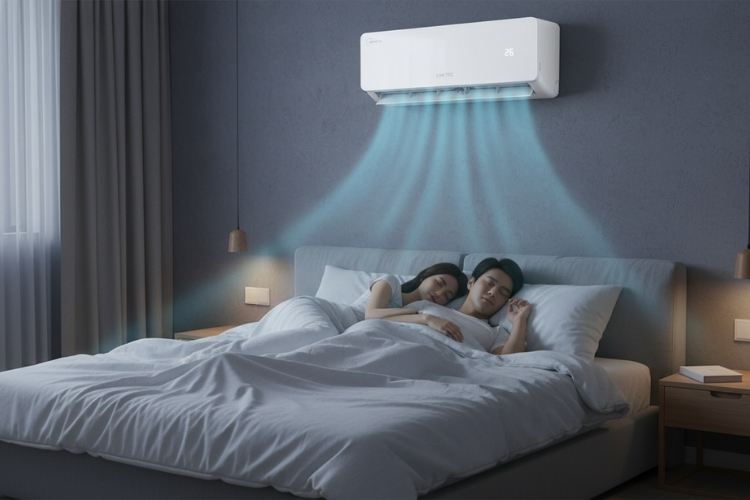 Điều hòa có tính năng lọc không khí và lọc bụi mịn