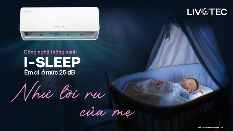 Máy lạnh Livotec tốt cho phòng ngủ