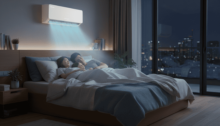 Điều hòa lắp đặt cho phòng diện tích 50m²