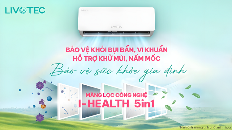 Công nghệ i-Health trên Livotec DHV Series