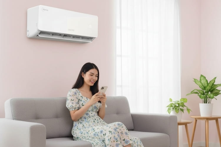 Điều hòa 9000BTU phù hợp với phòng 10-15m2