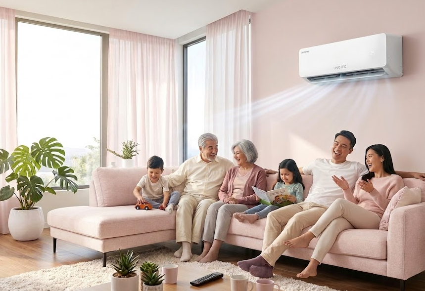 Livotec DHV Series giúp lọc sạch không khí