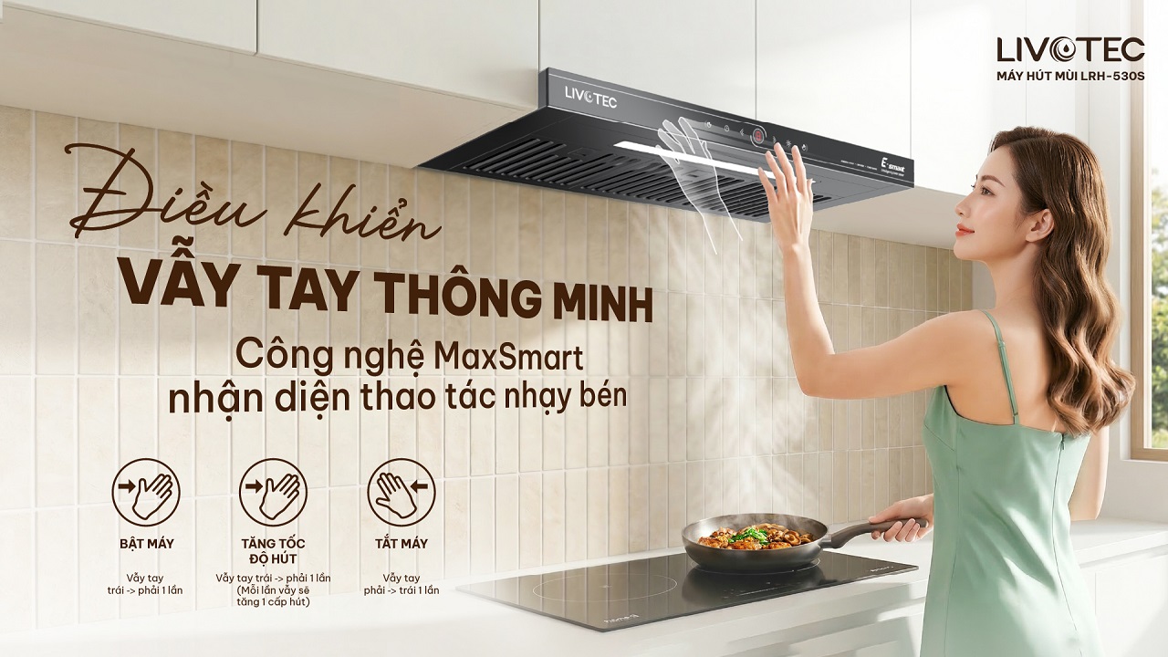 Livotec E-Smart LRH-530S điều khiển vẫy tay MaxSmart
